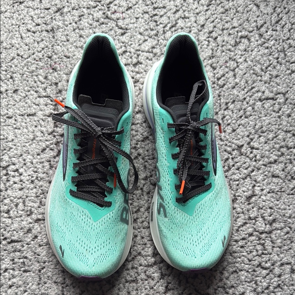 Women's Teal Running Shoes - Picture 2 of 11